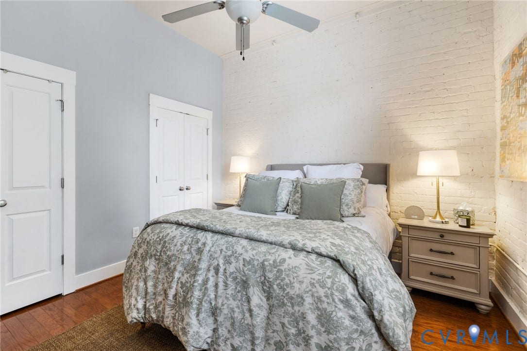 2318 Herbert Hamlet Alley, #U4, Richmond, VA 23220 TWO DOUBLE closets provide great storage in the bedroom!
