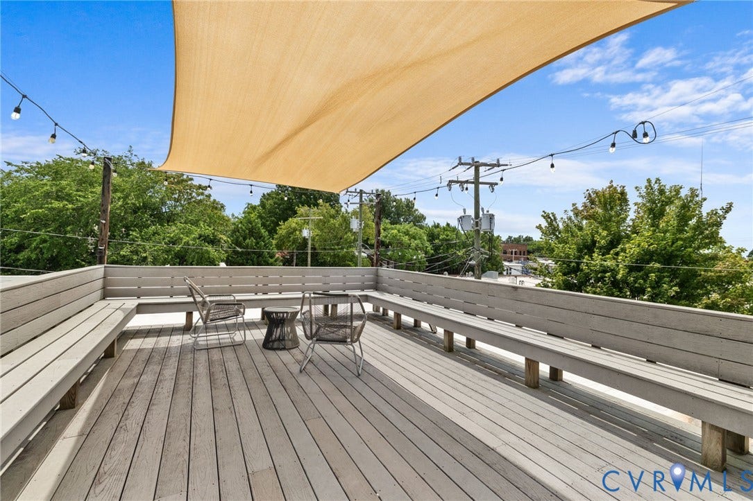 2318 Herbert Hamlet Alley, #U4, Richmond, VA 23220 Rooftop Deck offers a dramatic panorama of the neighborhood - Don't miss it on your tour!