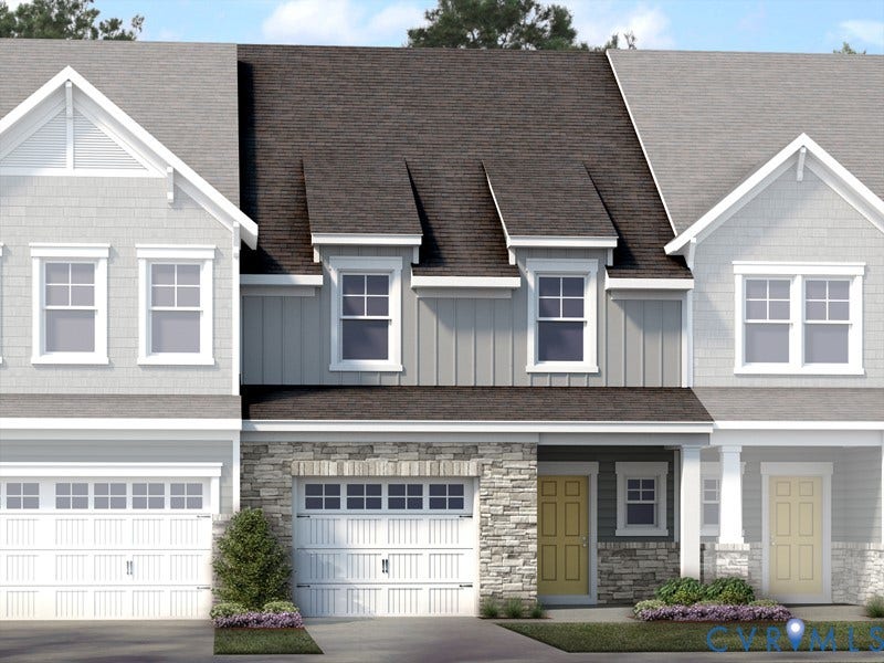 18761 Palisades Cove Trail, Palisades Cove, Moseley, VA 23120 Davenport E - Townhome is under construction, photos are from builder's library and shown as an example only (colors, features and options will vary).