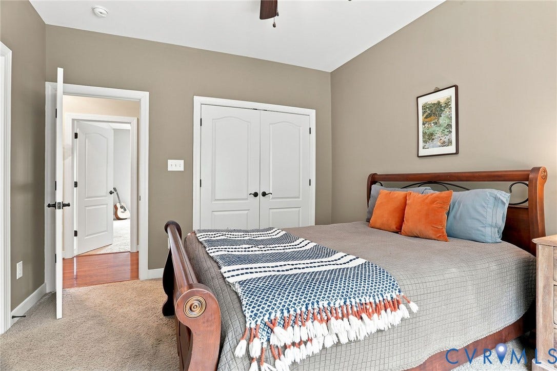 3655 Stone Harbor Drive, Midlothian, VA 23113 Carpeted room featuring neutral wall tones and a vaulted ceiling