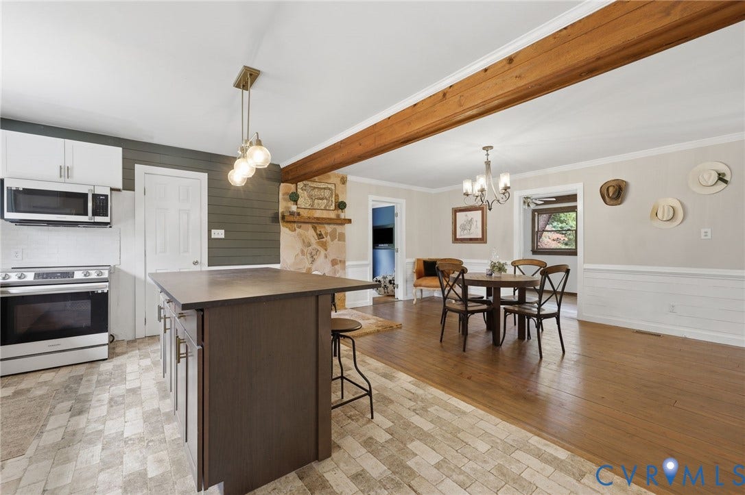1669 Huguenot Trail, Eastern Powhatan, Powhatan, VA 23139 Crown Molding & Chair Rail