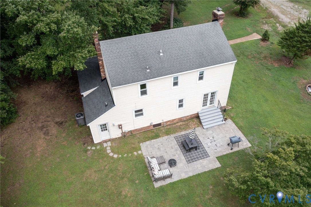 1669 Huguenot Trail, Eastern Powhatan, Powhatan, VA 23139 Rear Areal - Big Patio