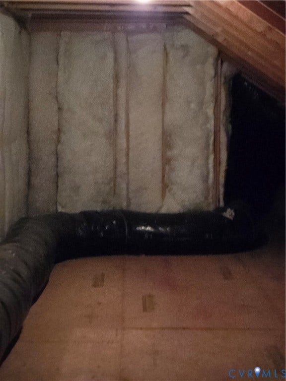 4401 Village Garden Circle, Chester, VA 23831 Insulation on walls in attic