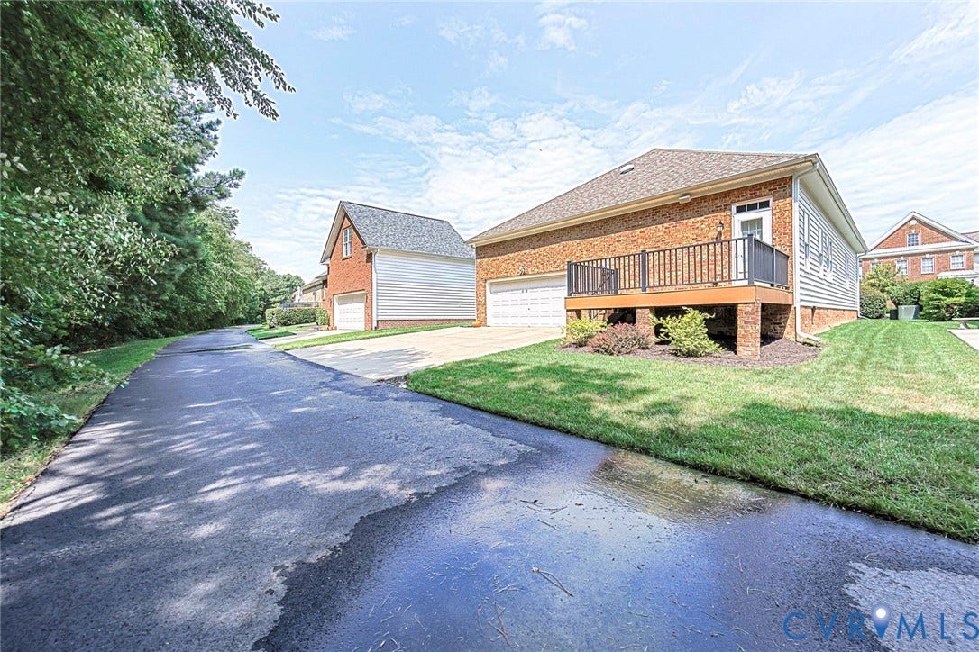 4309 Village Creek Drive, Chester, VA 23831 Alley to drive into driveway