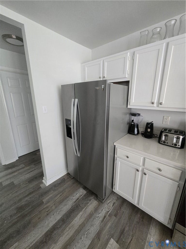 12812 Winfree Street, Chester, VA 23831 Stainless steal refrigerator, vinyl plank flooring, granite countertops.