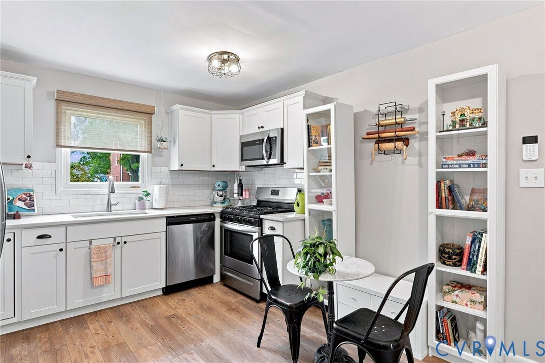 is spacious with plenty of counter space.