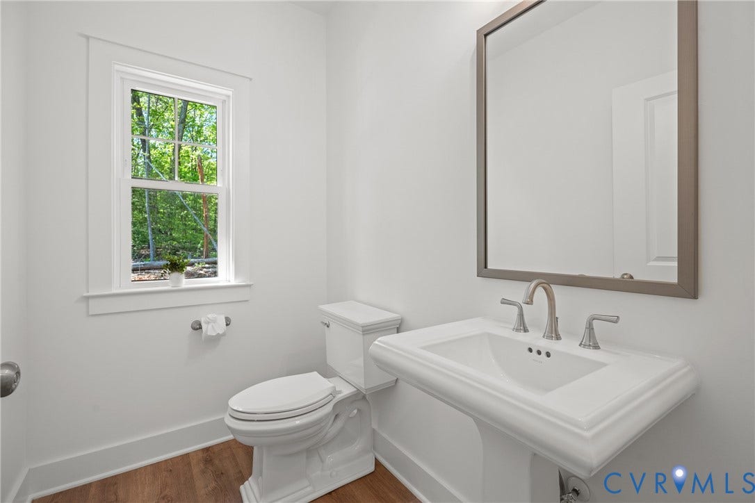 1383 Meadow Grove (Lot 6) Drive, Meadow Grove, Powhatan, VA 23139 First-floor powder bathroom