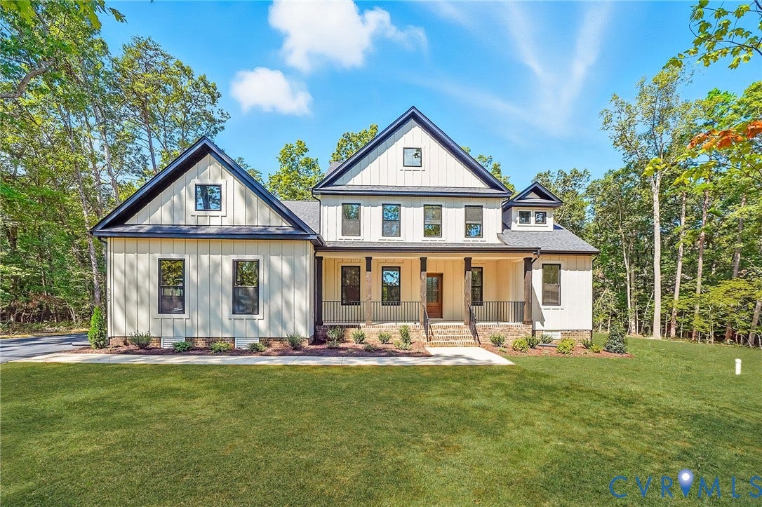 1383 Meadow Grove (Lot 6) Drive, Meadow Grove, Powhatan, VA 23139 Optional Farmhouse elevation