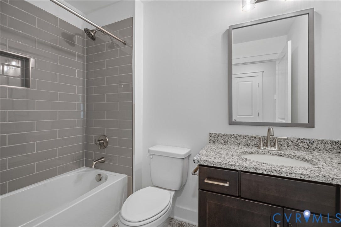 1383 Meadow Grove (Lot 6) Drive, Meadow Grove, Powhatan, VA 23139 Shared hallway bathroom