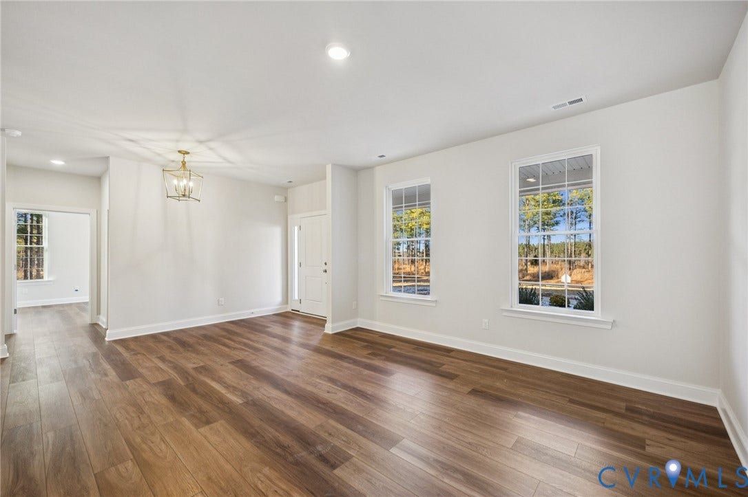 1397 Meadow Grove (Lot 10) Drive, Meadow Grove, Powhatan, VA 23139 From Dining view to guest suite area