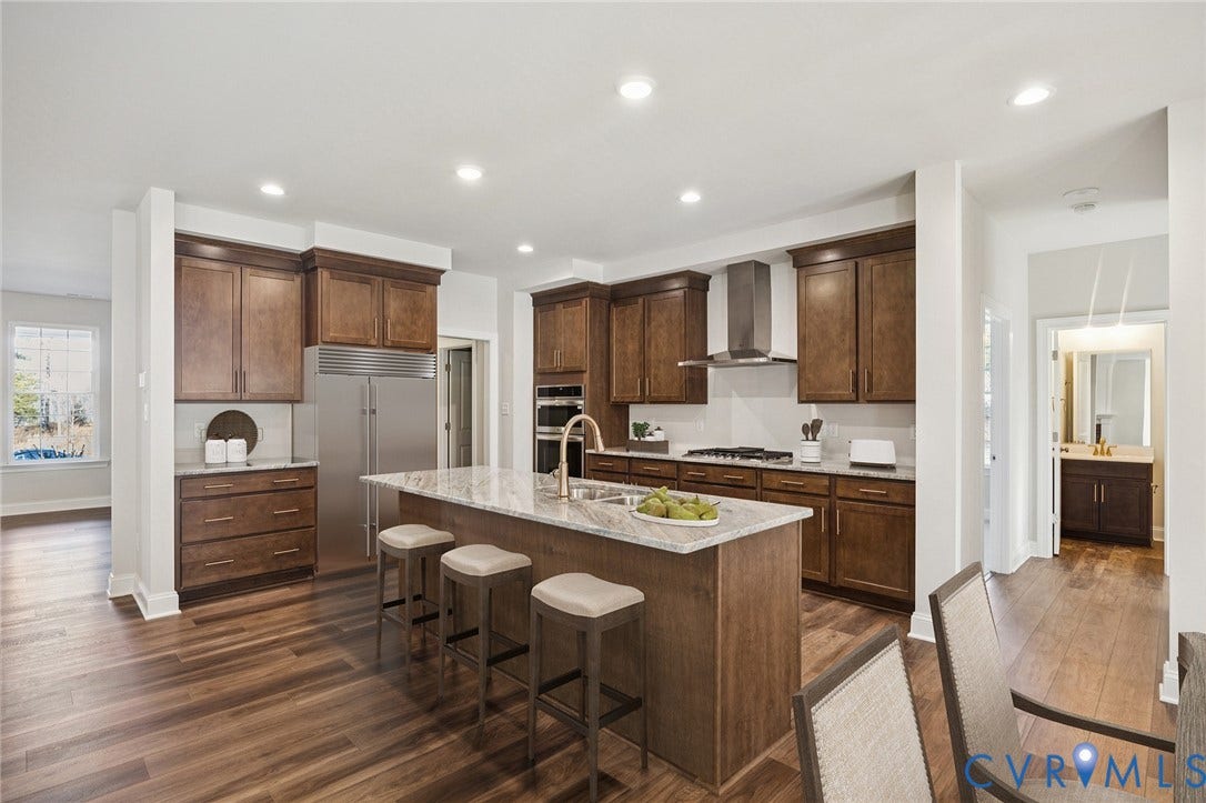 1397 Meadow Grove (Lot 10) Drive, Meadow Grove, Powhatan, VA 23139 Virtually staged, hall to secondary bedrooms.