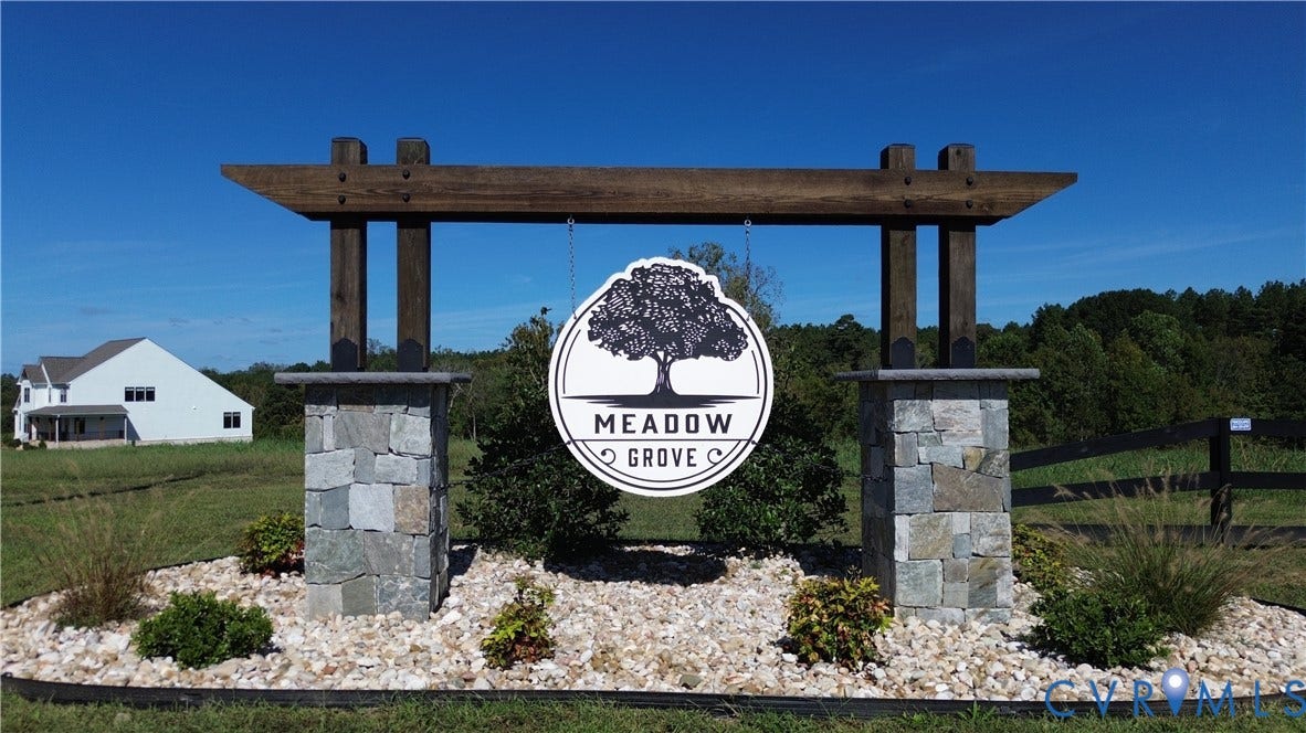 1397 Meadow Grove (Lot 10) Drive, Meadow Grove, Powhatan, VA 23139 Entrance