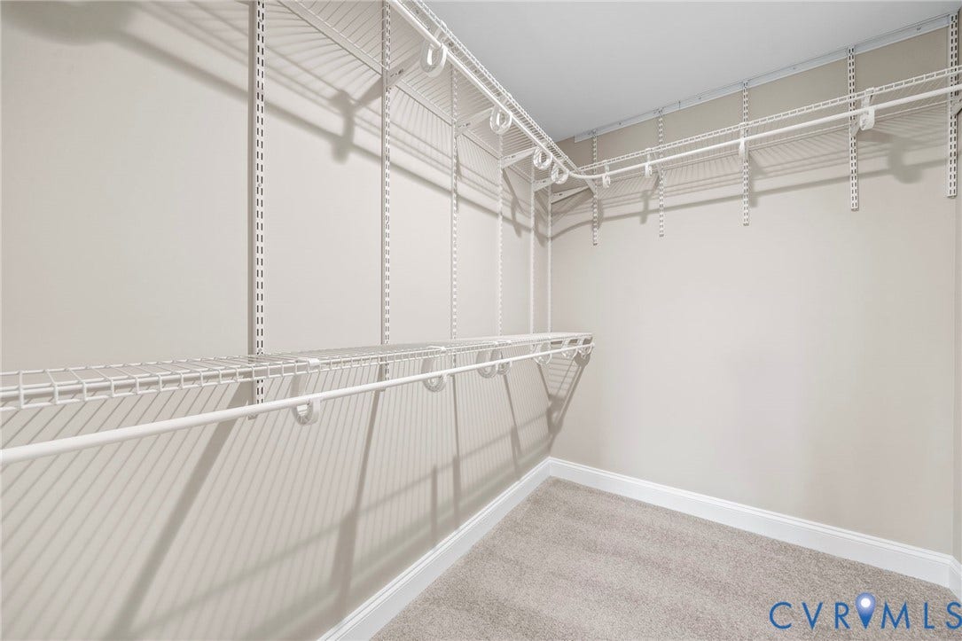 The primary for this home has LVP not carpet as pictured.