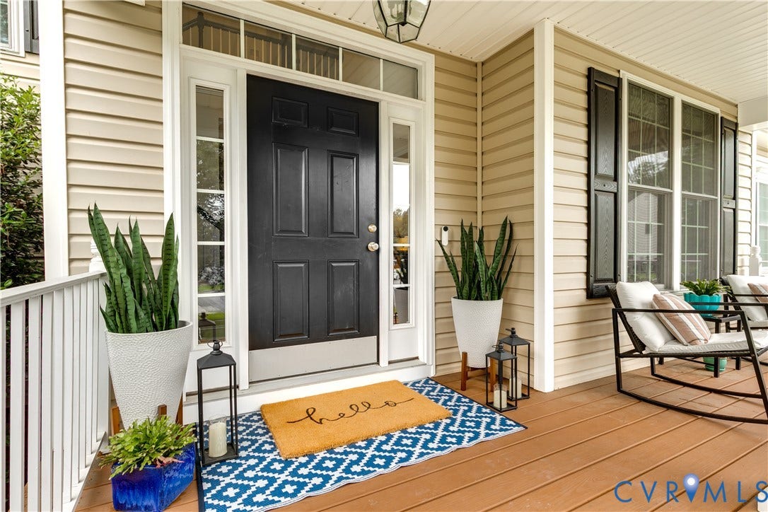 4907 Winding Branch Road, Moseley, VA 23120 Inviting front porch