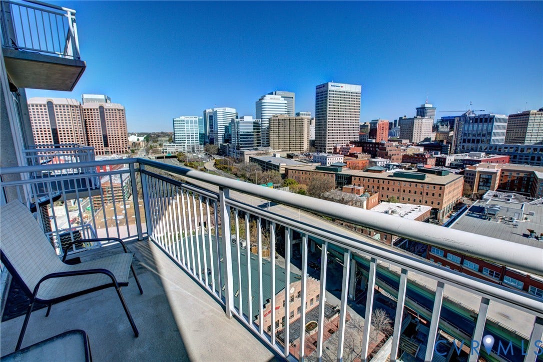 301 Virginia Street, #U1702, Richmond, VA 23219 View from Balcony