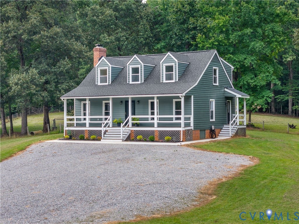 3927 Hughes Creek Road, Powhatan, VA 23139 Siding exterior with multiple dormer windows
