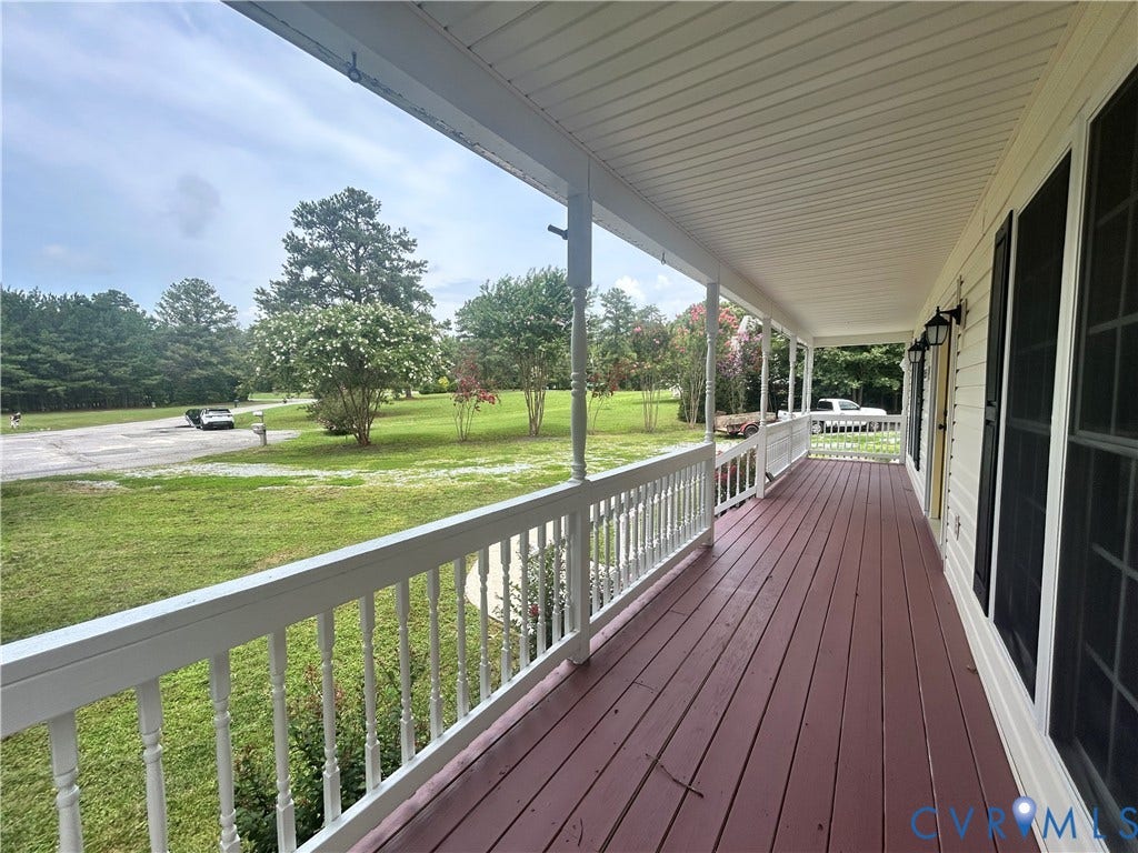 11555 Cherokee Pines Trail, James Woods, New Kent, VA 23124 Full Front Porch