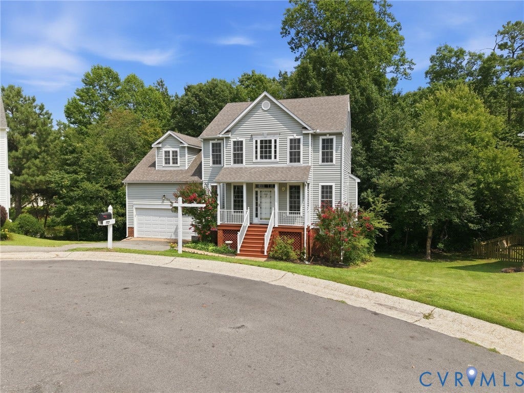 5707 Stephens Point Court, Chesterfield, VA 23831 Located in the back of a cul-de-sac on a large lot.