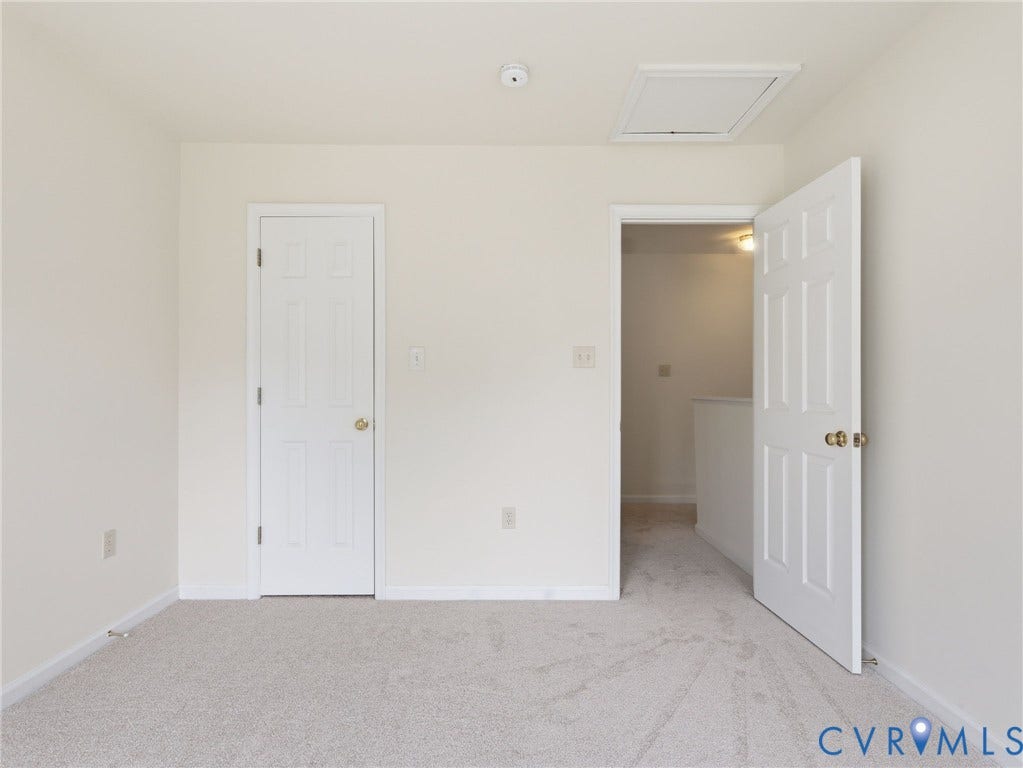 5707 Stephens Point Court, Chesterfield, VA 23831 Third Bedroom with new carpet and paint.