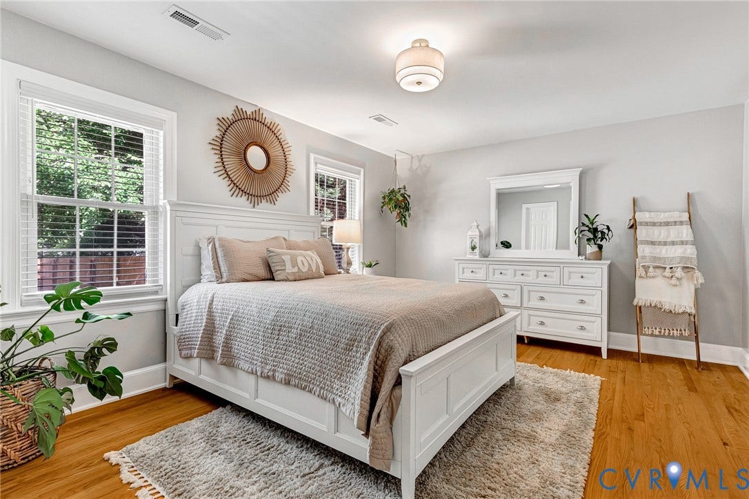 8800 Shewsbury Drive, New Kent, VA 23124 Hardwood flooring and light wall colors create a bright ambiance