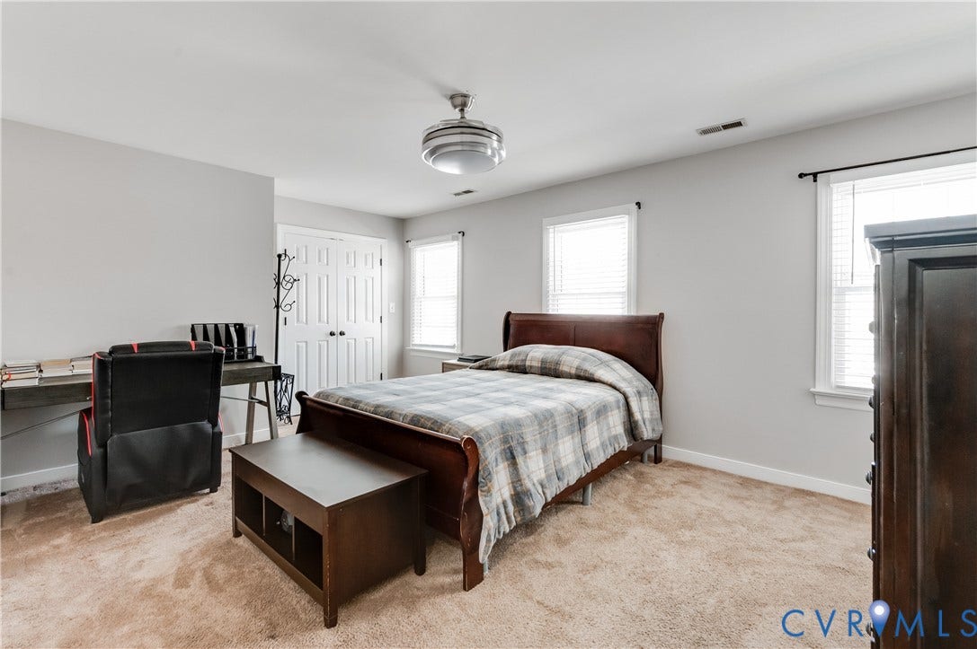 11611 Riverpark Way, Chesterfield, VA 23838 Carpeted room featuring light gray walls and white trim