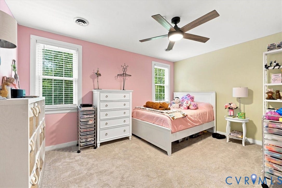 10204 Steuben Drive, Henrico, VA 23060 Light-colored carpeted flooring extends throughout this space
