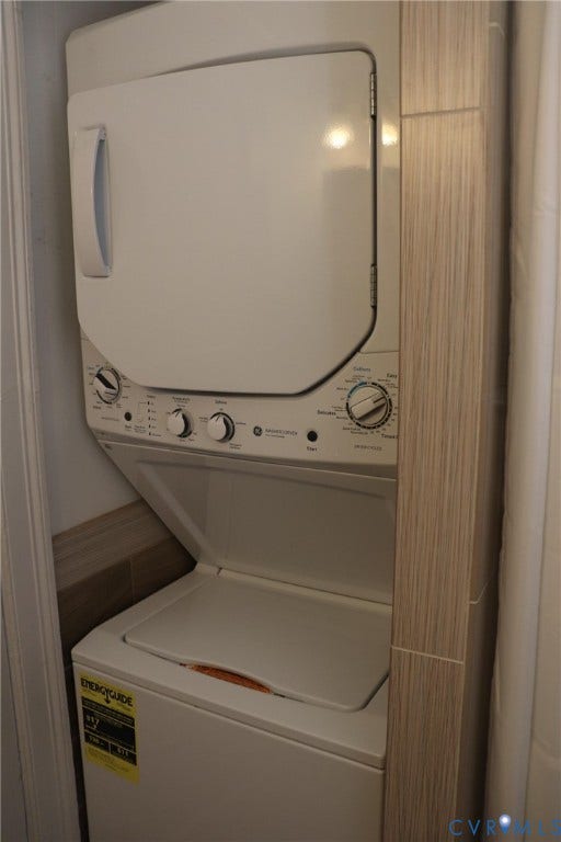 1119 W Grace Street, The Fan District, Richmond, VA 23220 White stacked washer and dryer unit