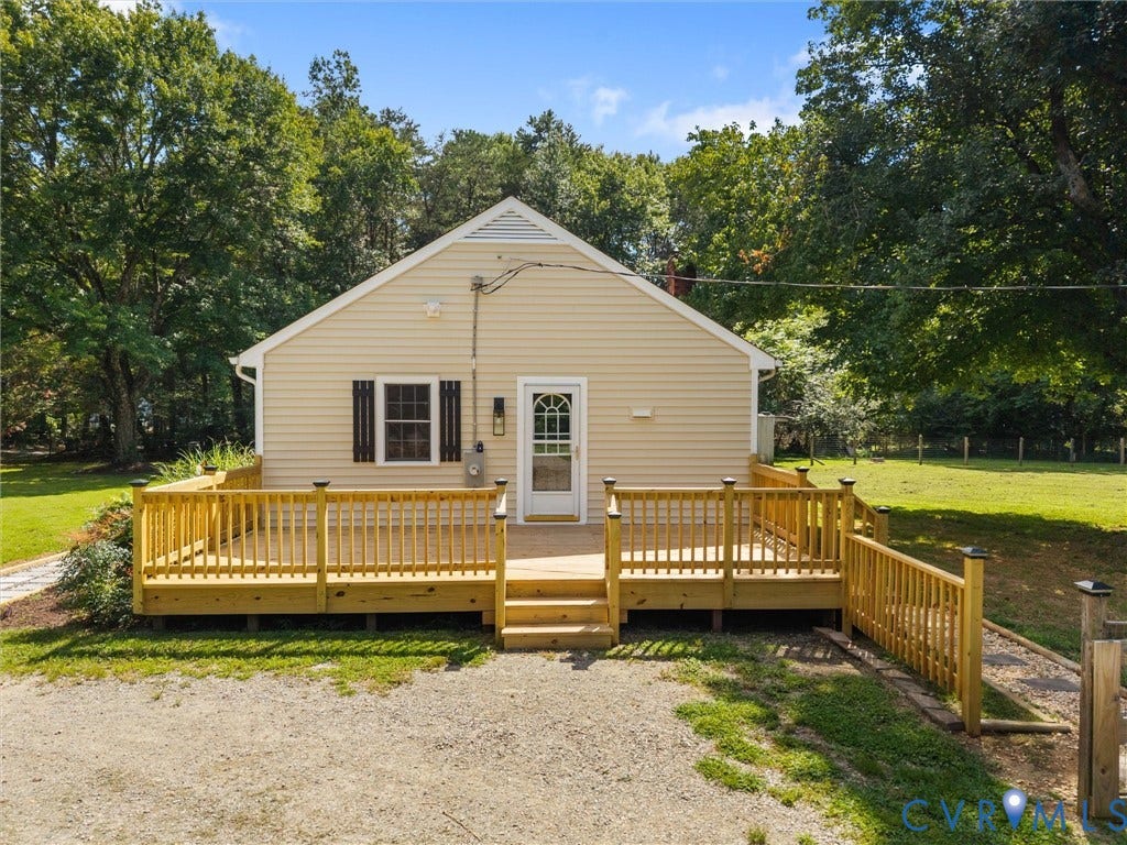 3075 Judes Ferry Road, Eastern Powhatan, Powhatan, VA 23139 View of New Deck