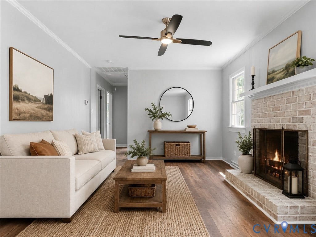3075 Judes Ferry Road, Eastern Powhatan, Powhatan, VA 23139 Imagine what your Family room could be- ** Virtually Staged**
