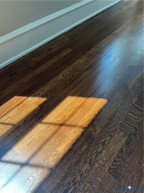 3118 Barton Avenue, Brookland Park, Richmond, VA 23222 Dark wood-finish flooring with varied grain patterns