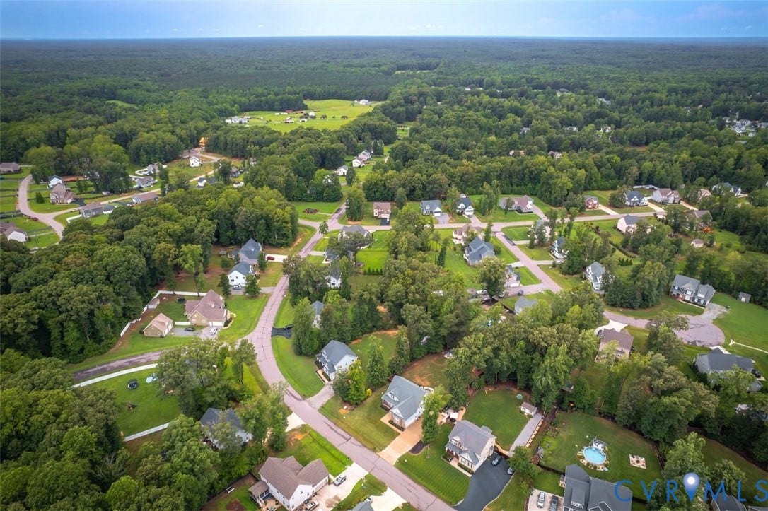 9081 Deerlake Drive, Charming, New Kent, VA 23124 View of neighborhood, Convenient to shopping, wineries (5), and medical facilities