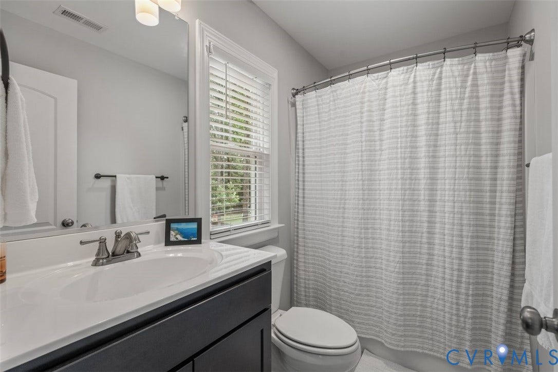 9081 Deerlake Drive, Charming, New Kent, VA 23124 4th bedroom full bath with tub/shower combo