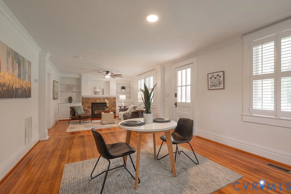 4808 River Road W Road, Goochland, VA 23063 Hardwood flooring extending throughout the living space