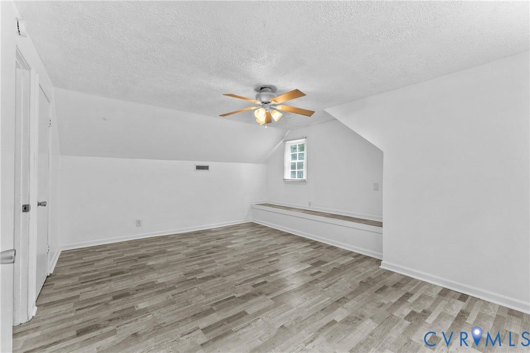 12870 King William Road, King William, VA 23086 Sloped ceilings, wood-finish flooring, and a built-in window bench