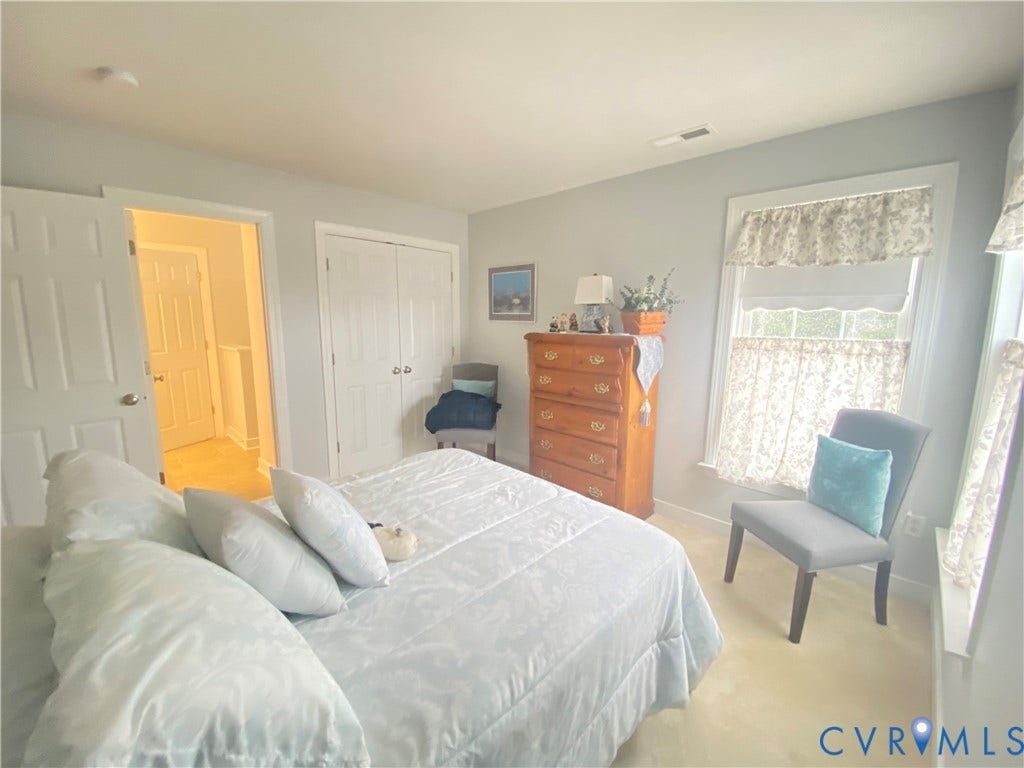 3267 Bayberry Lane, Goochland, VA 23063 Bedroom featuring light neutral wall paint and carpeting