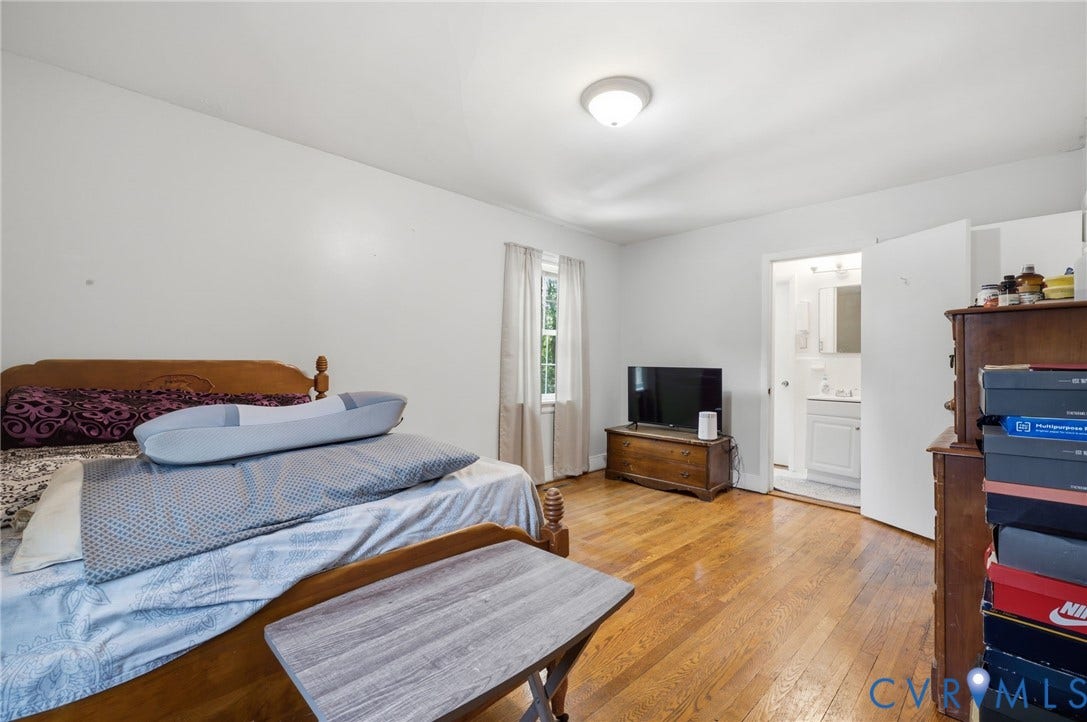 4021 Beulah Road, Chesterfield, VA 23237 Hardwood flooring with a matte finish throughout the room