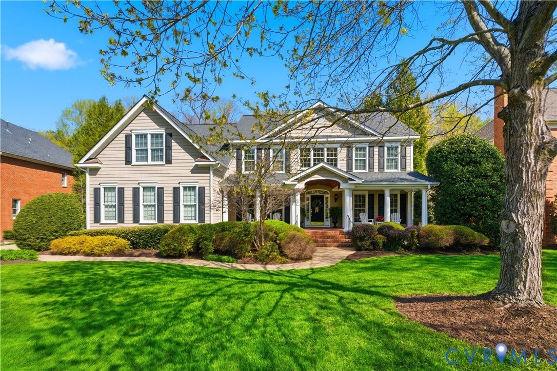Set back off of the street without sacrificing a fabulous backyard too
