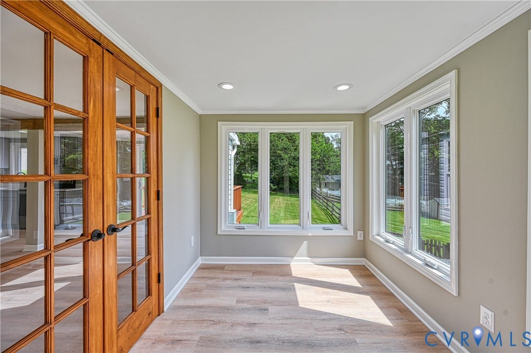 309 Ellis Drive, Louisa, VA 23093 Room featuring wood-finish flooring and light gray walls
