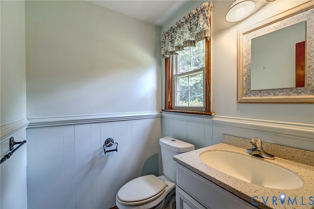 1533 Monmouth Drive, Henrico, VA 23238 Half bath in lower level
