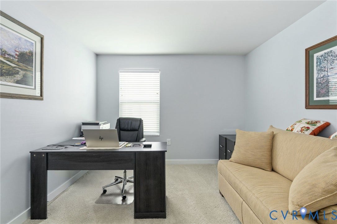 7484 Southamptonshire Way, Autumn Pines, New Kent, VA 23124 Versatile room with neutral wall tones and plush carpeting