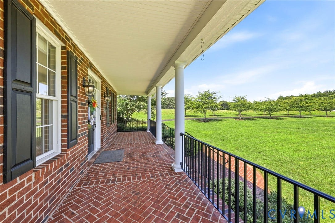 16225 Parrish Farms Road, Montpelier, VA 23192 Country Front Porch