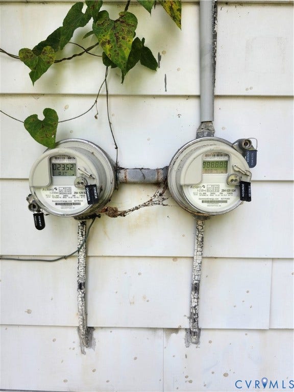 2101 Rose Avenue, Richmond, VA 23222 Separate Electrical Meters