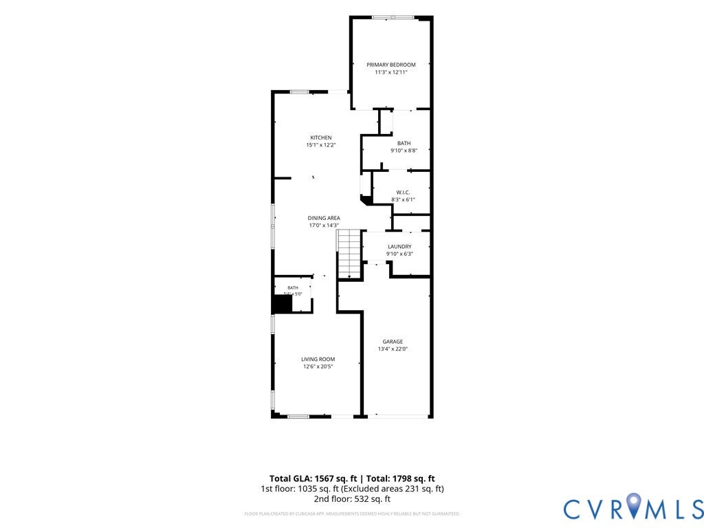 5853 Austin Woods Drive, Chesterfield, VA 23234 Floor plan