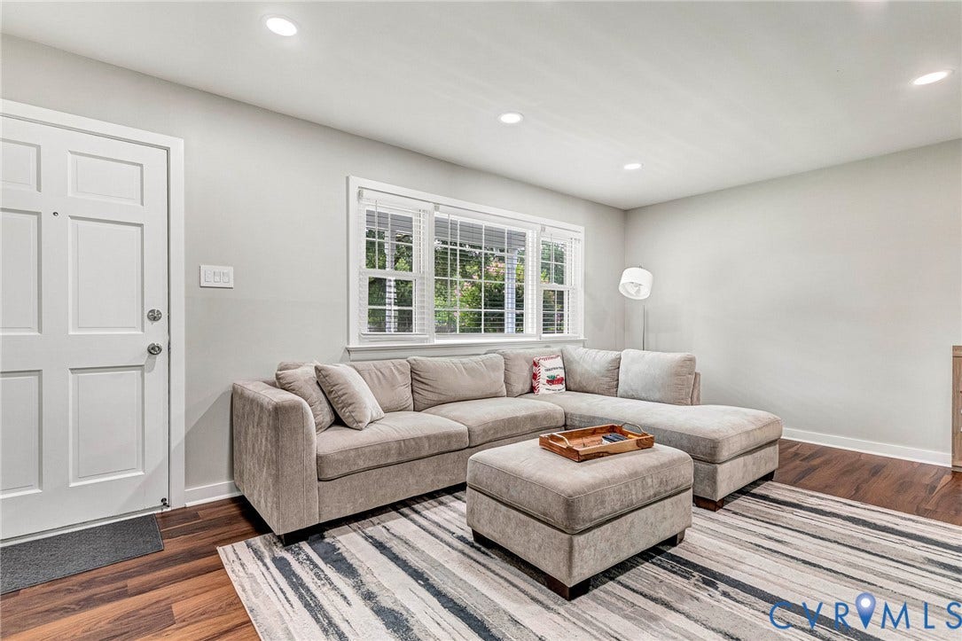 8318 Lydell Drive, Henrico, VA 23228 Recessed ceiling lighting illuminates the interior
