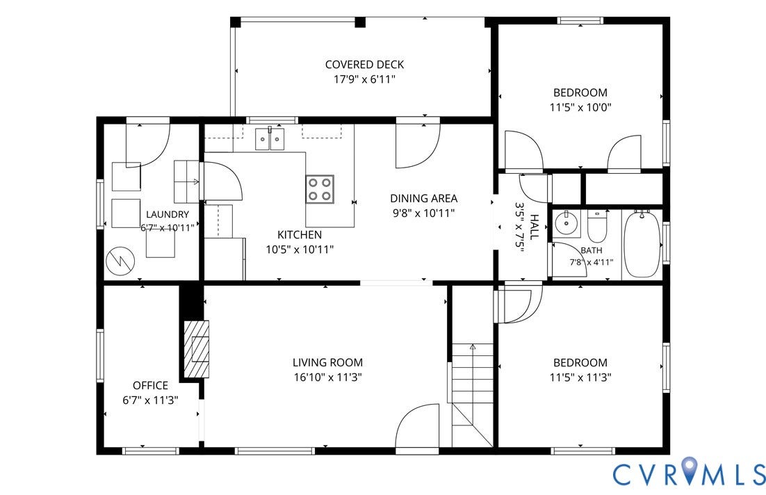 5204 Caledonia Road, Westover Hills, Richmond, VA 23225 Floor plan
