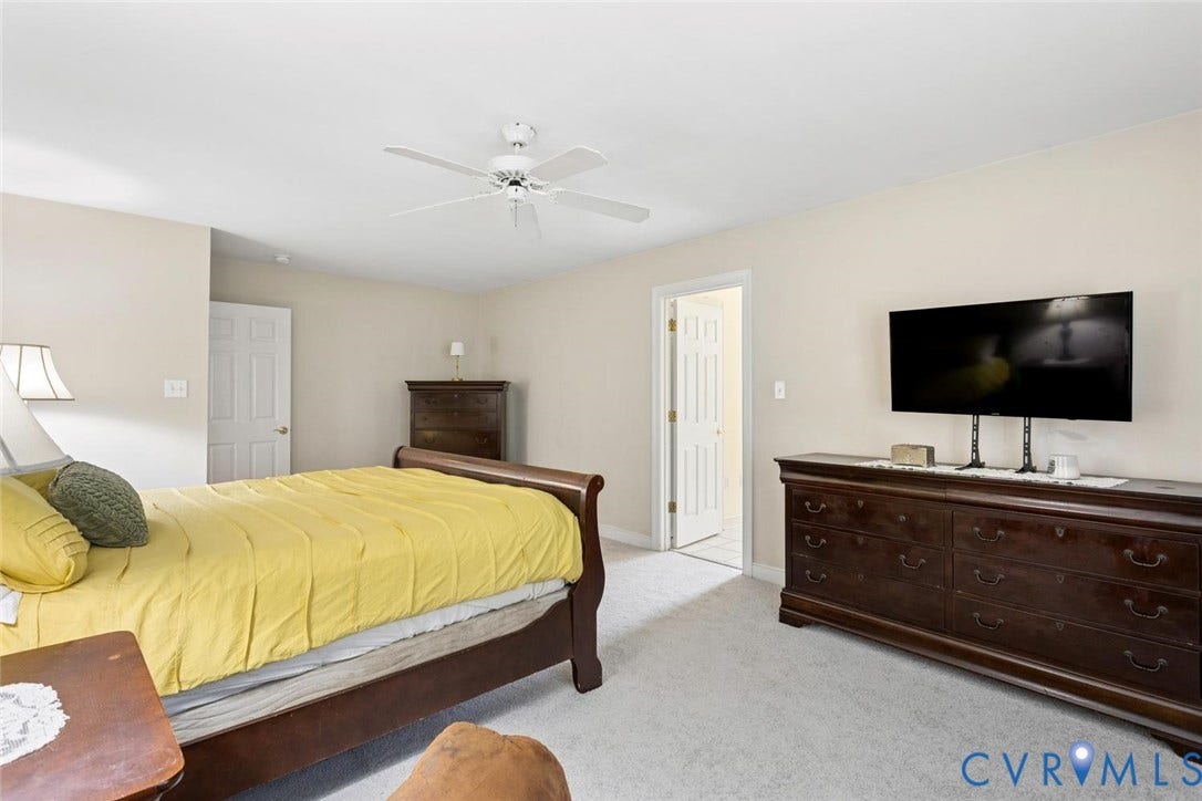 6001 Olde Hartley Place, Glen Allen, VA 23060 Recessed lighting, ceiling fan, and light-toned wall paint