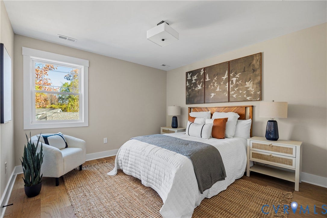 Bedroom 2, that is connected to a jack-n-jill