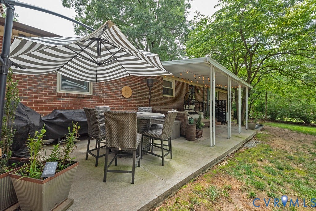 View from end of Patio