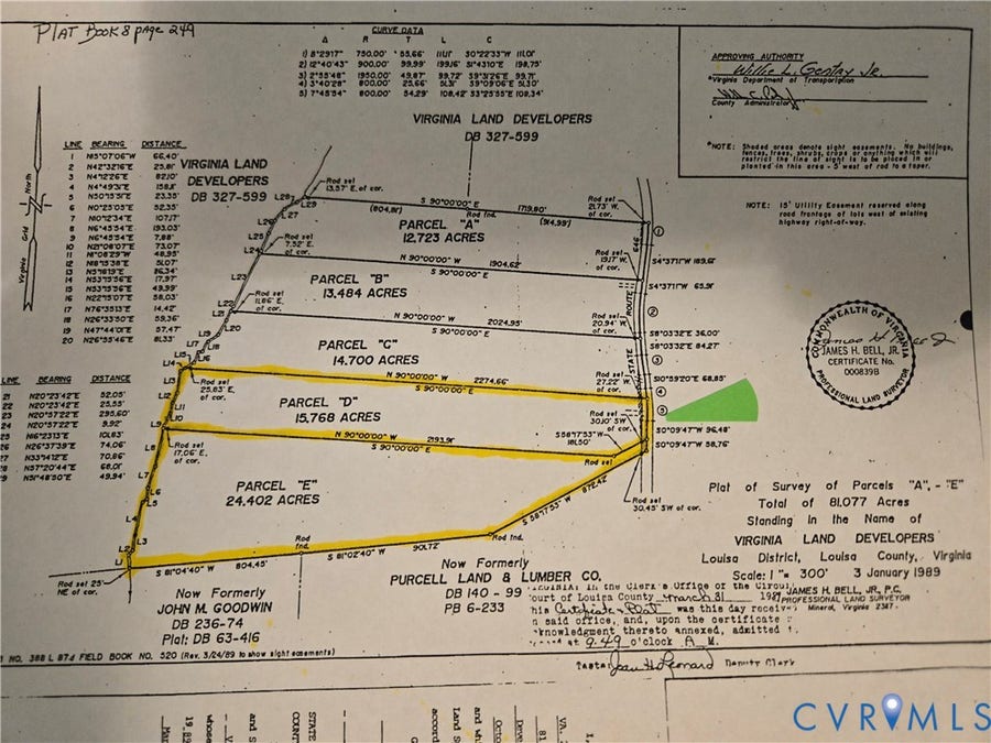 Property photo for 000 Yanceyville Road, Louisa, VA