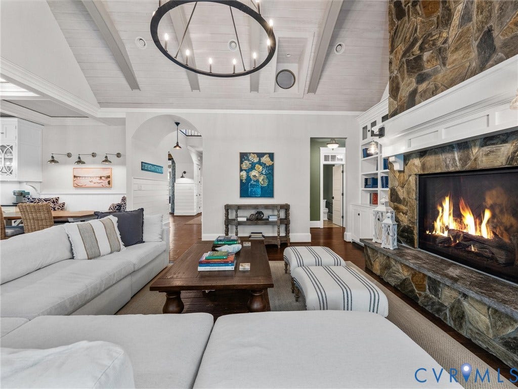 2337 Cheverton Lane, Hallsley, Midlothian, VA 23112 Family room w/ connection to private hallway to 1st floor primary
